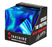 SHASHIBO Shape Shifting Box - Award-Winning, Patented Fidget Cube w/ 36 Rare Earth Magnets - Transforms Into Over 70 Shapes (Mystic Ocean- Artist Series)