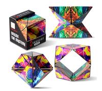 Shashibo Octa Shape Shifting Box - Next Generation STEM Magnetic Fidget Cube That Transforms Into Over 70 Shapes - Pairs w/All Shashibo Cubes - Download Fun in Motion Toys Mobile App (Infinity)