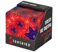 Shashibo Shape Changing Box - Award Winning Patented Fidget Cube with 36 Rare Earth Magnets - Transforms into Over 100 Shapes (Fire Goddess)