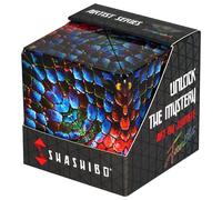 SHASHIBO Shape Shifting Box - Award-Winning Age 8+, Patented Fidget Cube w/ 36 Rare Earth Magnets - Transforms Into Over 70 Shapes, Download Fun in Motion Toys Mobile App (Artist Series-The Chameleon)