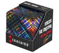 SHASHIBO Shape Shifting Box - Award-Winning Fidget Toy w/ 36 Rare Earth Magnets - Fidget Cube Transforms Into Over 70 Shapes, Sensory Toy Gift for Kids, Teens, and Adults (Disco Plaid)