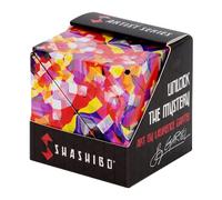 SHASHIBO Shape Shifting Box - Award-Winning, Patented Fidget Cube w/ 36 Rare Earth Magnets - Transforms Into Over 70 Shapes (Confetti- Artist Series)