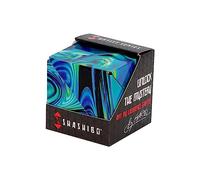 SHASHIBO Shape Shifting Box - Award-Winning, Patented Fidget Cube w/ 36 Rare Earth Magnets - Transforms Into Over 70 Shapes (Mystic Ocean- Artist Series)