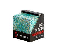 SHASHIBO Shape Shifting Box - Award-Winning, Patented Fidget Cube w/ 36 Rare Earth Magnets - Transforms Into Over 70 Shapes (Undersea)