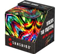SHASHIBO Shape Shifting Box - Award-Winning, Patented Fidget Cube w/ 36 Rare Earth Magnets - Transforms Into Over 70 Shapes, Download Fun in Motion Toys Mobile App (Artist Series - Cosmic Surfer)