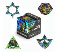 Shashibo Teenage Mutant Ninja Turtles Magnetic Puzzle Cube, Fidget Toy