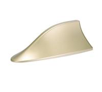 shashou Car Shark Fin Aerial Antenna for BMW 1 Series E87 2004-2011, AM/FM Signal Booster, ABS Plastic Roof Shark Fin Antenna, Cleaner Look,Gold