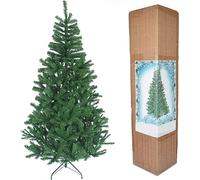 Shatchi 1.2m Christmas Tree Green 230 Pines Artificial Tree with Metal Stand