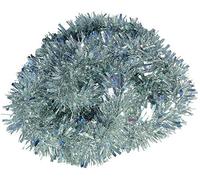 SHATCHI 1.8m/6Ft Silver Luxury Deluxe Chunky Christmas Tinsel Garland Xmas Tree Decorations