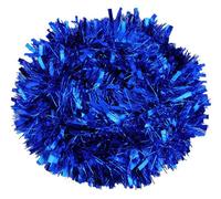 Shatchi 1 Blue Tinsel Christmas Decorations Tree 9Cmx2M