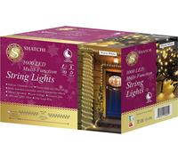 Shatchi 1000 Warm White Leds Multifunction Timer Outdoor String Fairy Lights 100M