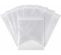 1000 Zip Seal Bags Clear Plastic Zip Lock Food Storage, Small Plastic Pouches with Zips, Self Seal, Resealable Packaging for Freezer, Jewellery, Medicine, Office, Mailing and Craft Use 3.5 x 4.5 Inch