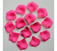 Shatchi 100pcs Dark Pink Silk Rose Petals Wedding Mothers Day Wedding Confetti Anniversary Table Decorations Shatchi Dark Pink