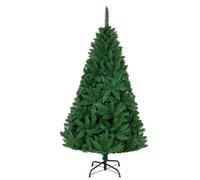 10ft/3m Green Bushy Imperial Pine Artificial Deluxe Christmas Tree Hinged Branches 2516 Pencil Point Tips with Metal Stand Xmas Home Decorations