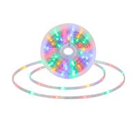SHATCHI 10m/500 LEDs Multicolour Fairy Lights - Mains Powered String Lights | 8 Modes, Memory, Timer, Clear Flexible Flat Wire, IP44 Waterproof for Indoor/Outdoor Christmas, Home & Garden Decoration