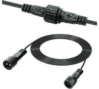10M Extension Cable, 32.8Ft 2 Pin LED Connector IP65 Waterproof Extension Lead Cord for G40 Globe Lights, Outdoor Festoon Lights, Icicle Fairy Lights, Net Lights, Christmas String Lights