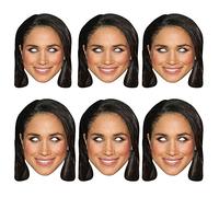 SHATCHI 10Pcs Meghan Markle Royal Family Face Mask King’s Coronation Supplies Celebrities Face Masks UK Hen Night Stag Parties Fancy Dress Bulk Wholesale
