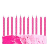 Shatchi 10Pcs Spiral Candles For Birthday Wedding Anniversary Dinner Party Cake Topper Table Decorations,