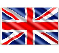 SHATCHI 5X3FT Union Jack Flag GB Platinum Jubilee Royal Street Party Sports Event Decor
