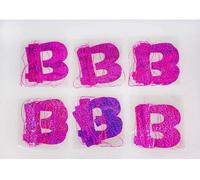 Shatchi 13Th Glitz Pink Anniversary Birthday Metallic Hanging String Shiny Foil Wall Decorations Pack Of 6