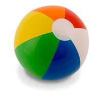 Beach Ball Inflatable Blow up Panel for Fun, Holiday, Party, Swimming, Garden,16inch Shatchi Multi 1 Pack