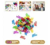 Shatchi 16Th Birthday Confetti Multicolour 1 Pack X 14 Grams Birthday Decoration Foil Metallic 1 Pack