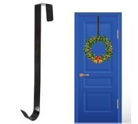 SHATCHI 1Pc Christmas Wreath Door Hanger - 38cm Metal Front Door Wreath Holder Over Door Hook for Christmas Home Office Wall Wedding Hanging Decorations Wreaths