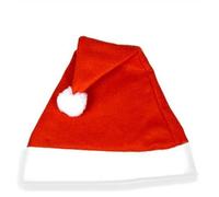 SHATCHI Christmas Santa Felt Hat Party Accessories Decorations Red/White