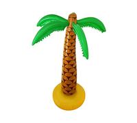 SHATCHI 1pk 6ft Inflatable Palm Tree Blow Up Summer Hawaiian Pool Party Beach Luau Party Prop Decorations UK, Green/Brown/Yellow