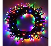 200 LEDs Christmas Fairy String Lights Indoor/Outdoor Green Cable Main power Memory Auto Timer Shatchi Multi One Size