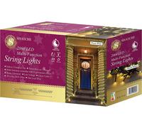 Shatchi 2000 Warm White Leds Multifunction Timer Outdoor String Fairy Lights 200M
