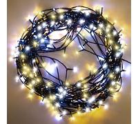SHATCHI 2000LEDs Christmas Tree Fairy String Lights 200m Lit - Multifunction 8 Light Modes, Timer, Memory, Indoor/Outdoor Low Voltage Waterproof Home Decorations