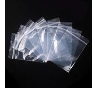 SHATCHI 2000pcs 2.25" x 3" Grip Seal Bags Clear Transparent Self Resealable Plastic Zip Lock for Kitchen Storage Jewellery Packaging Office Stationery Pouches
