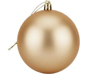 Shatchi 20Cm Champange Mat Christmas Bauble - Premium Bauble & Home Décor Ornament