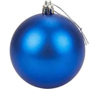 Shatchi 20Cm Dark Blue Mat Christmas Bauble - Premium Bauble & Home Décor Ornament
