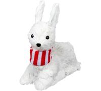 SHATCHI 20cm Deer Figure Christmas Tabletop Centrepiece Showpieces Home Art & Craft Xmas Party Window Décor