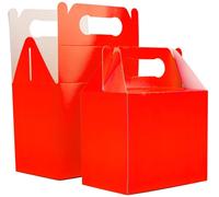 Shatchi 20Pcs Red Colour Cardboard Lunch Wedding Carry Meal Food Cake Party Box in Blue Shatchi Blue
