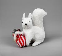 Shatchi 21.5cm Squirrel - Decorative Free Standing Figurine in White Shatchi White