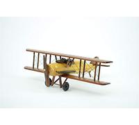 Shatchi 21060-18" 18" Handmade Quality Wooden Plane Vintage Collecatble Classic Collactebale Christmas Birthday Gifts Home Office Decorations 46cm, Brown