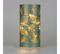 Shatchi 22cm Christmas Decorated Vase Led Silver Glass Vase / Flower Shatchi Silver