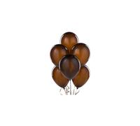 Dark Brown Balloons 25 Pack, Large 12 Inch Thick Latex Biodegradable Helium Party Balloons for Birthday, Wedding, Baby Shower, Valentine's Day Events Decoration for Balloon Arch Garland