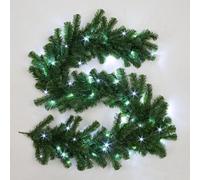 Shatchi 2M/200Cm Green Christmas Garland Alaskan Pine For Fireplaces Home Wall Door Stair Artificial Xmas Tree Garden Yard Decorations