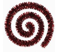 Shatchi 2m Burgundy Chunky Christmas Tinsel Garland | Size: 4 Pack Shatchi Burgundy 4 Pack