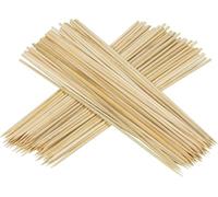SHATCHI 300 Pcs (30cm/12inch) Bamboo Skewers Shish Kebab, Biodegradable Wooden BBQ Sticks for Meat, Fruit,Grilling,Barbecue,Candy Floss,Cocktails,Platters, Natural