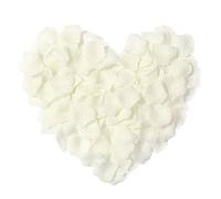Shatchi 300Pcs Ivory Silk Rose Petals Wedding Mothers Day Wedding Confetti Anniversary Table Decorations