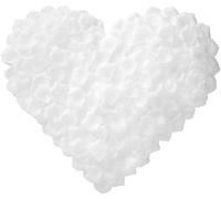 Shatchi 300pcs White Silk Rose Petals Wedding Mothers Day Wedding Confetti Valentine Day Table Decorations Shatchi White
