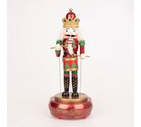 Shatchi 30Cm Musical Animated Wooden Nutcrackers Soldiers Christmas Ornament Any One