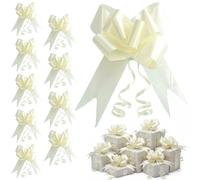 Shatchi 30pcs Ivory 50mm/5cm Pull Bows Gift Wrap & Hampers in Off-White Shatchi Off-White