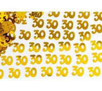 Shatchi 30Th Birthday Confetti Gold 4 Pack X 14 Grams Birthday Decoration Foil Metallic 4 Pack