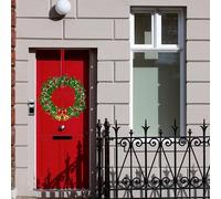 Shatchi 38Cm Metal Wreath Hanger - Stylish & Durable in Red | Size: 1 Pack Shatchi Red 1 Pack